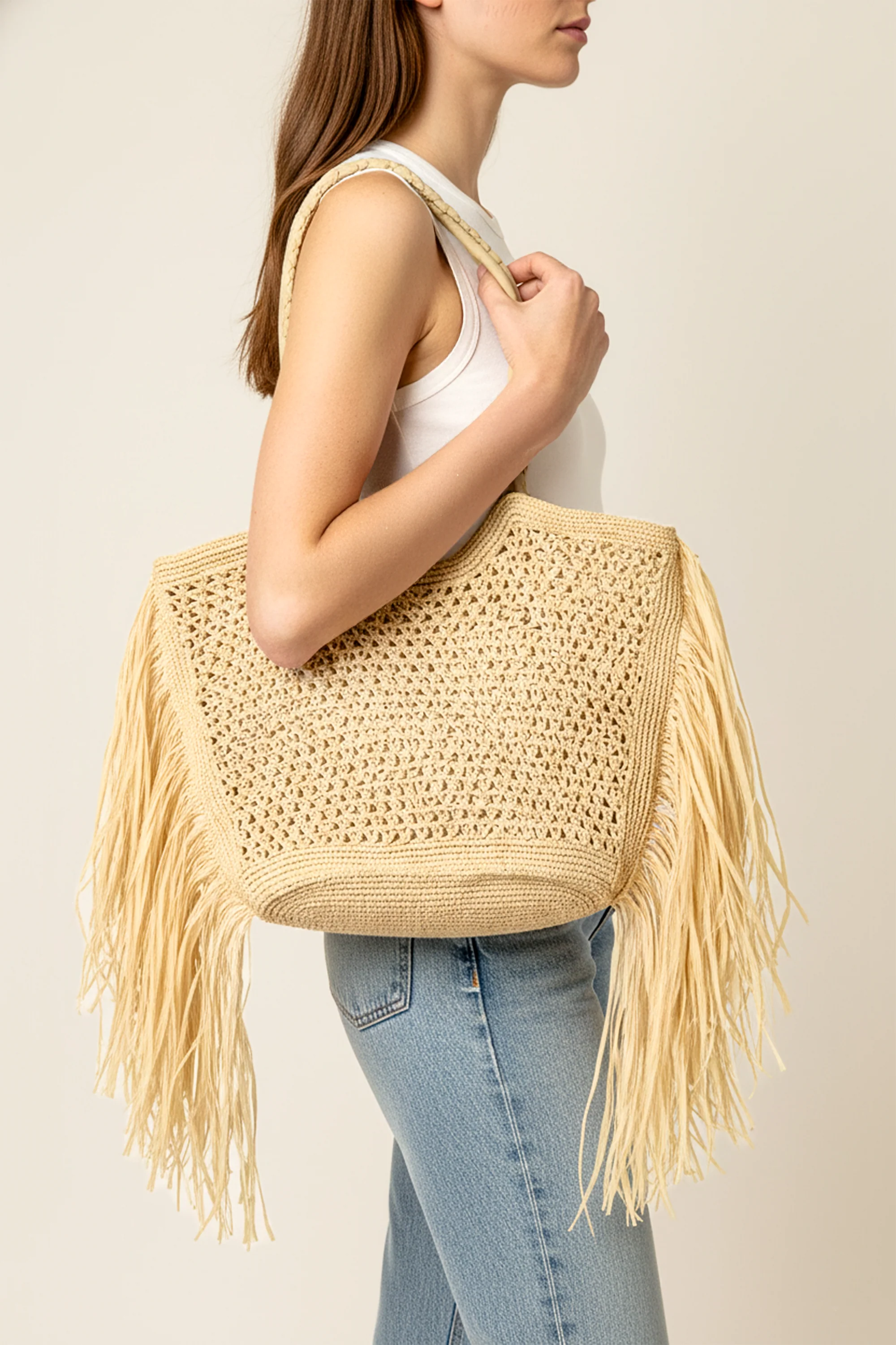 HUNTER FRINGE TOTE - Image 2